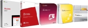 Microsoft Access 365, 2021, 2019, 2016, 2013, 2010, 2007, 2003, 2002, 2000, and 97
