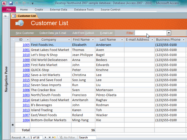 Ms Access Form Combobox Query