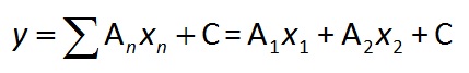 Microsoft Access Multiple Regression Equation