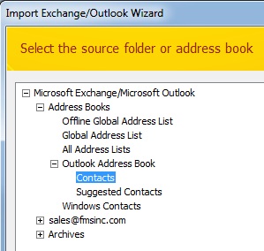 Microsoft Outlook Folders to Link