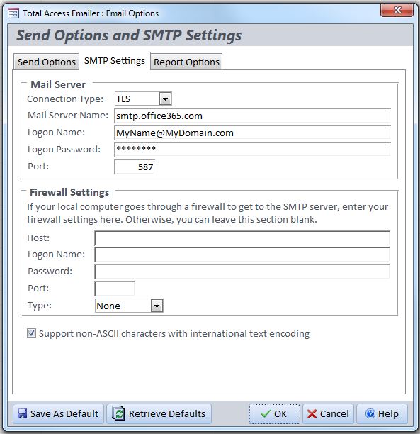 Using smtp.office365.com with TLS
