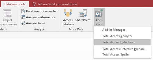 Microsoft Access Add-in for Difference Detector