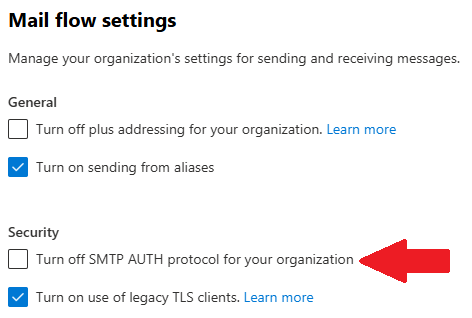 Exchange Mailflow Settings for SMTP AUTH relay Exchange Mailflow Settings for SMTP AUTH relay