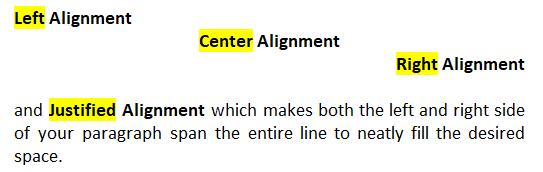 Paragraph Format