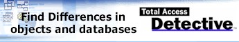 Microsoft Access Database and Object Differences Comparison Tool
