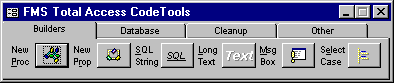 Total Access CodeTools Toolbar