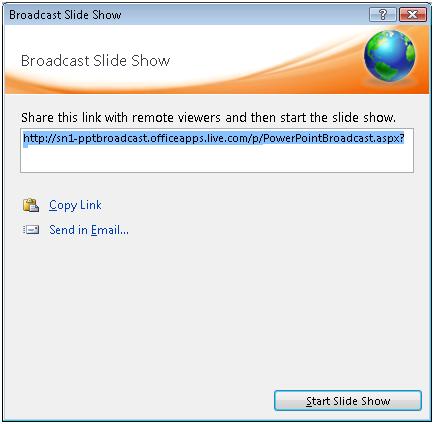Microsoft Powerpoint Free on Broadcast Microsoft Powerpoint Slide Shows To Remote Viewers For Free