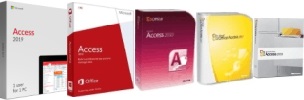 Microsoft Access 365, 2021, 2019, 2016, 2013, 2010, 2007, 2003, 2002, 2000, and 97