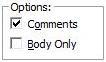 Procedure Options