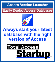 Microsoft Access Database Startup Version Launcher