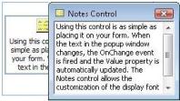 Add pop-up sticky notes to your Microsoft Access forms