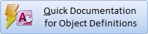 Quick Microsoft Access Database object documentation Quick Microsoft Access Database object documentation