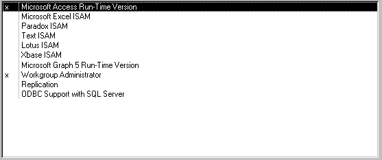 Page 5 - Specifying Microsoft Access Components 