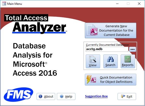 New Features Of Total Access Analyzer For Microsoft Access 16 Database Documentation And Analysis