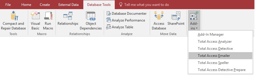 Microsoft Access Email Add In Program Emails Messages With Pdf Reports From Your Ms Access Databases Html And Text