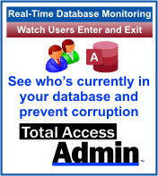 See who's currently in your Microsoft Access database and prevent corruption