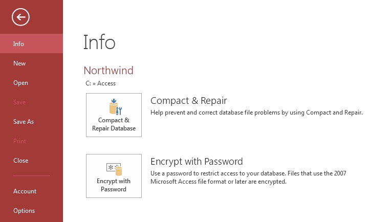 Microsoft Access Database Compact And Repair By Version To Minimize Corruption And Avoid Bloat By Access Version