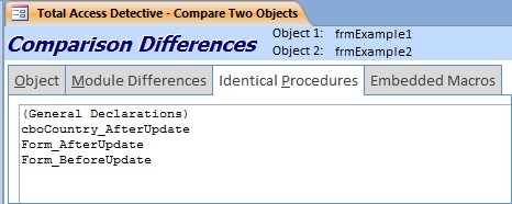 Identical Procedures for Microsoft Access Form Modules