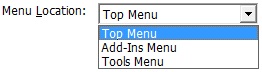 Standards let you specify where Total Visual CodeTools appears on your menus