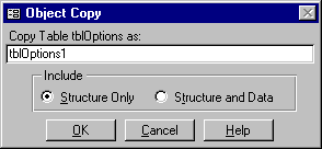 Object Copy Dialog