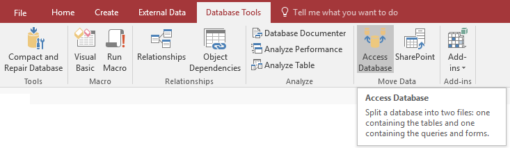 Get up eternal Shine Microsoft Access Split Database Architecture to Support Multiuser  Environments, Improve Performance, and Simplify Maintainability