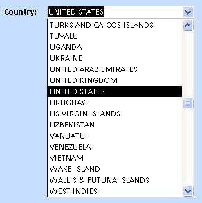 Country List