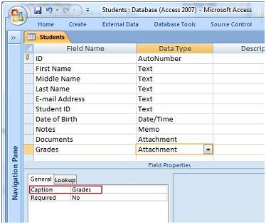 microsoft access data types