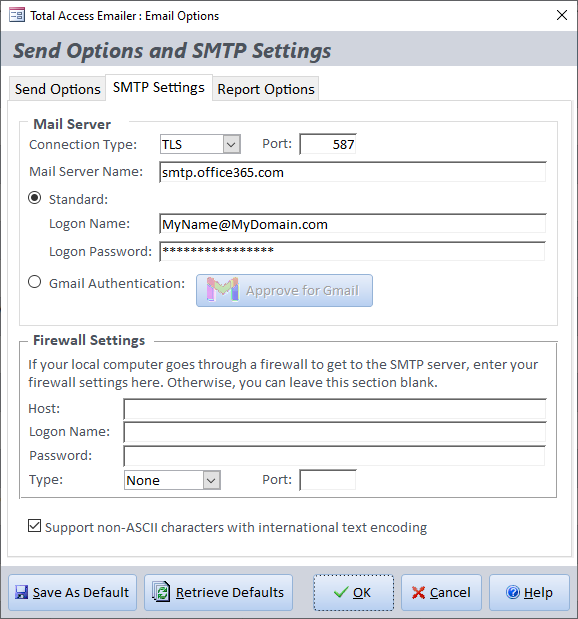 Using smtp.office365.com with TLS