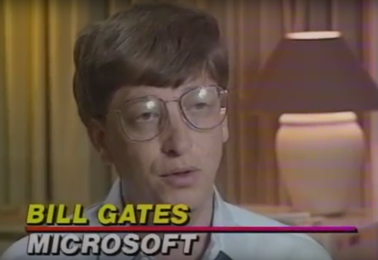 Bill Gates at Comdex 1992