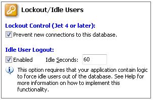 Lockout New and Idle Users
