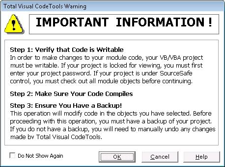 Code Delivery Warning Code Delivery Warning