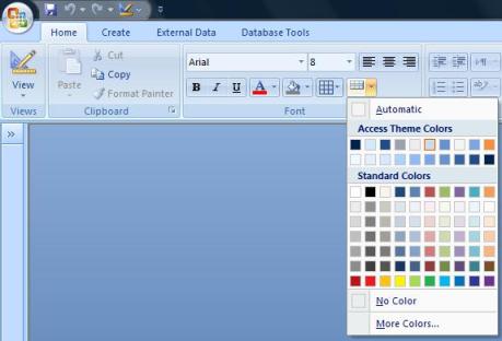 Setting Alternative Record Colors in Microsoft Access Datasheets